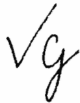 Indiscernible: monogram (Read as: VG)