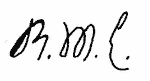 Indiscernible: monogram (Read as: RME, RMC, BMC, B)