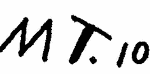 Indiscernible: monogram (Read as: MT)