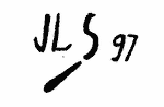Indiscernible: monogram (Read as: JLS)