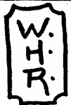 Indiscernible: monogram (Read as: WHR)