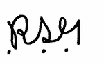 Indiscernible: monogram (Read as: RSG, RSER)