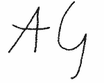 Indiscernible: monogram (Read as: AG, AC, AY)