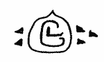 Indiscernible: monogram, symbol or oriental (Read as: GL, OG, CL)