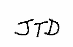 Indiscernible: monogram (Read as: JTD)