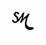 Indiscernible: monogram (Read as: SM)