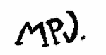 Indiscernible: monogram (Read as: MPV, MPJ)