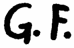 Indiscernible: monogram (Read as: GF)