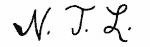 Indiscernible: monogram (Read as: NJL, NTL)