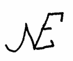 Indiscernible: monogram (Read as: NE, AE, NF, UNE,)