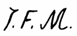 Indiscernible: monogram (Read as: TFM, JFM)