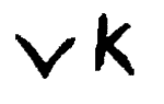 Indiscernible: monogram (Read as: VK)