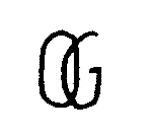 Indiscernible: monogram (Read as: OG)