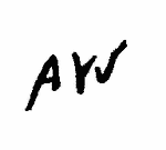 Indiscernible: monogram (Read as: AVJ, AW)