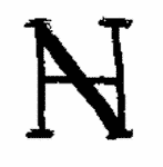 Indiscernible: monogram (Read as: N, NH, HN, AH, H)