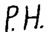 Indiscernible: monogram (Read as: PH)