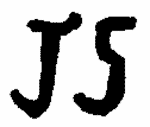 Indiscernible: monogram (Read as: JS)