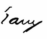 Indiscernible: monogram (Read as: SAWY, EAW)