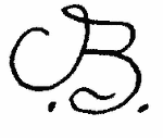 Indiscernible: monogram (Read as: B, JB, R)