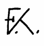 Indiscernible: monogram, symbol or oriental (Read as: FT, FK, ET, FA)