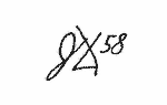 Indiscernible: monogram, symbol or oriental (Read as: GD, JD, JX, GX)