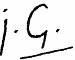 Indiscernible: monogram (Read as: JG, IG)