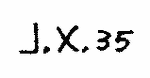 Indiscernible: monogram (Read as: JX)
