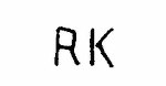 Indiscernible: monogram (Read as: RK)