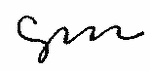 Indiscernible: monogram, illegible (Read as: GM, SM)