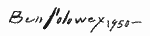 Indiscernible: illegible, alternative name or excluded surname (Read as: BEN POLOWEY)