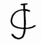 Indiscernible: monogram (Read as: CJ, JC)