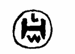 Indiscernible: monogram, symbol or oriental (Read as: HLW, LHW, HWL)