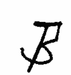 Indiscernible: monogram (Read as: JB, B)