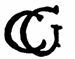 Indiscernible: monogram (Read as: CG, GC)