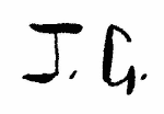 Indiscernible: monogram (Read as: JC, JG)