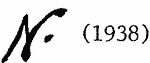 Indiscernible: monogram (Read as: N)