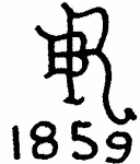 Indiscernible: monogram (Read as: BR, RB )