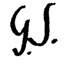 Indiscernible: monogram (Read as: GS, GJ)
