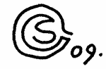 Indiscernible: monogram, symbol or oriental (Read as: OCS)