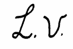 Indiscernible: monogram (Read as: LV)