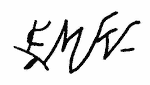 Indiscernible: monogram (Read as: EMW)
