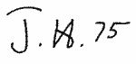 Indiscernible: monogram, illegible (Read as: JA, JNA, JH, JHN)