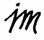 Indiscernible: monogram, illegible (Read as: JM, IMN, IMR, IM)