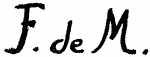 Indiscernible: monogram (Read as: FDEM)