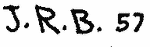 Indiscernible: monogram (Read as: JRB)