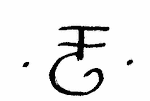 Indiscernible: monogram, symbol or oriental (Read as: FG, TG, FFG, GT)