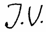 Indiscernible: monogram (Read as: JV, TV)