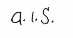Indiscernible: monogram (Read as: AIS)