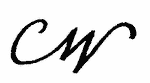 Indiscernible: monogram (Read as: CW, CM, CN, M, W)
