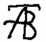 Indiscernible: monogram (Read as: ATB)